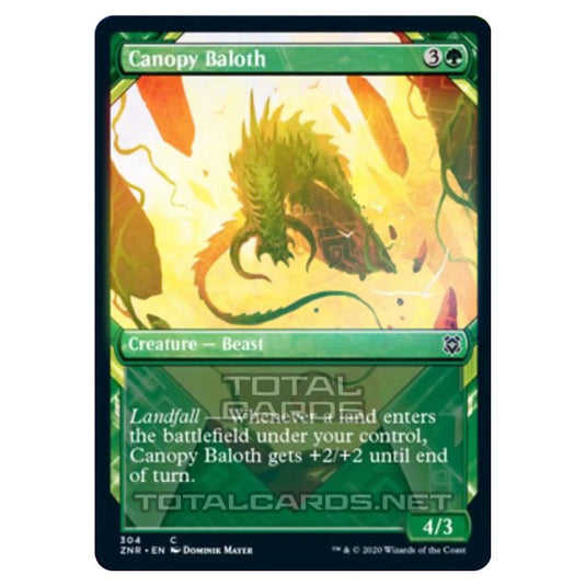 Magic The Gathering - Zendikar Rising - Canopy Baloth - 304/391 (Foil)