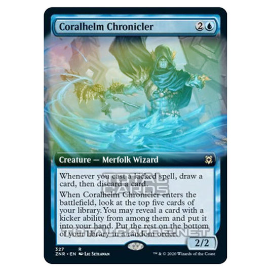 Magic The Gathering - Zendikar Rising - Coralhelm Chronicler - 327/391 (Foil)