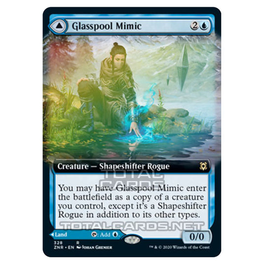 Magic The Gathering - Zendikar Rising - Glasspool Mimic // Glasspool Shore - 328/391 (Foil)