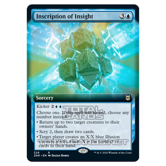 Magic The Gathering - Zendikar Rising - Inscription of Insight - 329/391 (Foil)