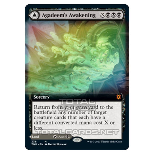 Magic The Gathering - Zendikar Rising - Agadeem's Awakening // Agadeem, the Undercrypt - 336/391 (Foil)