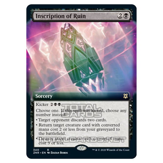 Magic The Gathering - Zendikar Rising - Inscription of Ruin - 340/391 (Foil)