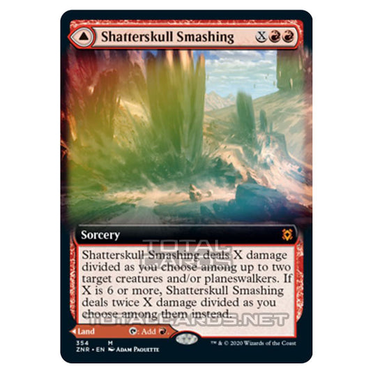 Magic The Gathering - Zendikar Rising - Shatterskull Smashing // Shatterskull, the Hammer Pass - 354/391 (Foil)