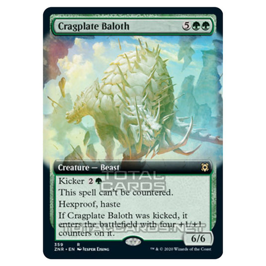 Magic The Gathering - Zendikar Rising - Cragplate Baloth - 359/391 (Foil)