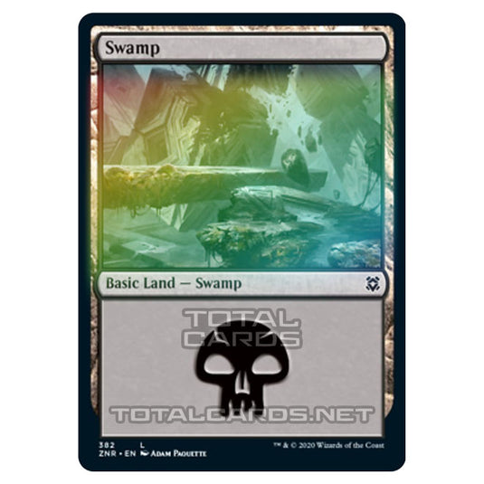 Magic The Gathering - Zendikar Rising - Swamp - 382/391 (Foil)
