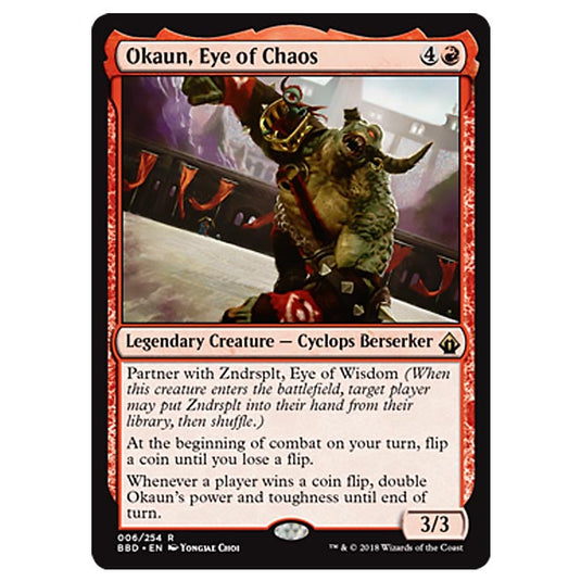 Magic The Gathering - Battlebond - Okaun, Eye of Chaos - 6/254