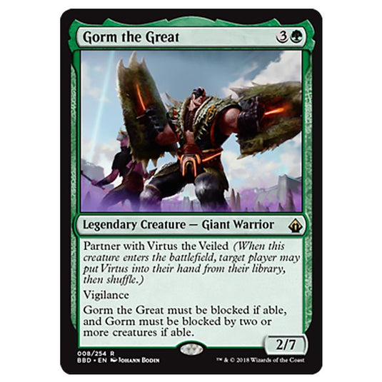 Magic The Gathering - Battlebond - Gorm the Great - 8/254