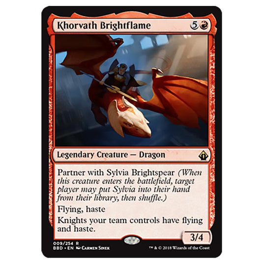 Magic The Gathering - Battlebond - Khorvath Brightflame - 9/254