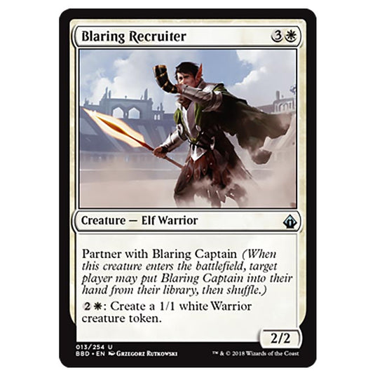 Magic The Gathering - Battlebond - Blaring Recruiter - 13/254