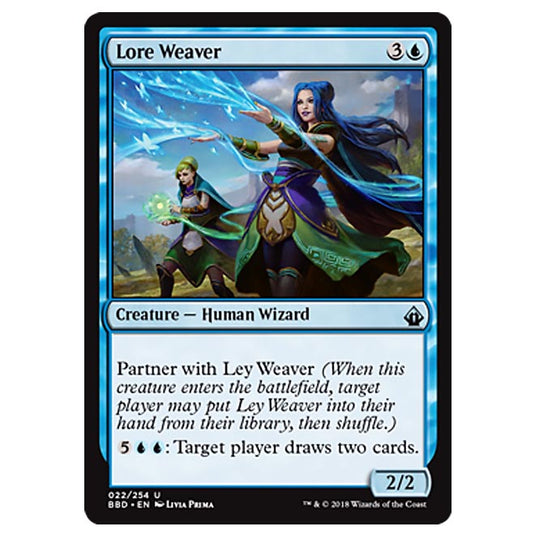 Magic The Gathering - Battlebond - Lore Weaver - 22/254