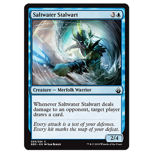 Magic The Gathering - Battlebond - Saltwater Stalwart - 39/254