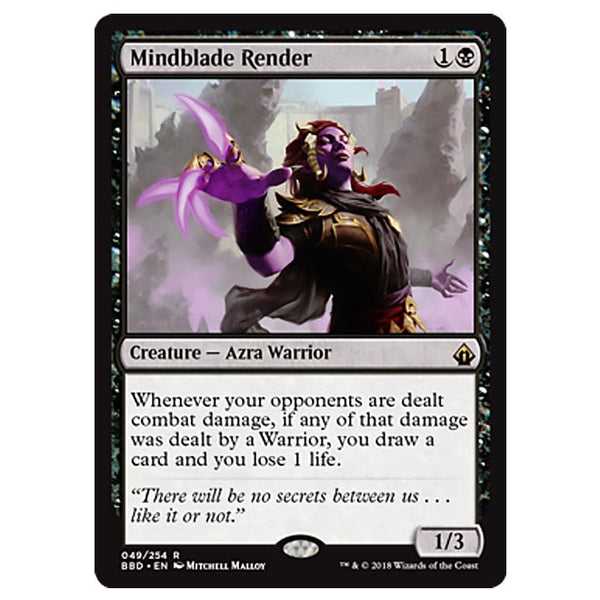 Mindblade Rendering – Carta Magic: The Gathering – 049/254 – Rara – Battlebond – Guerriero Azra