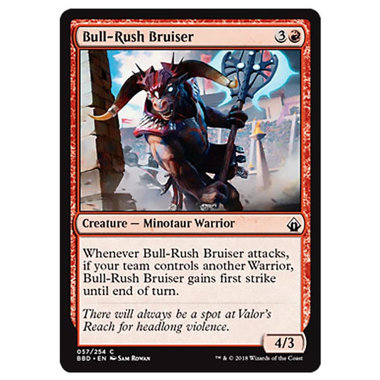 Magic The Gathering - Battlebond - Bull-Rush Bruiser - 57/254