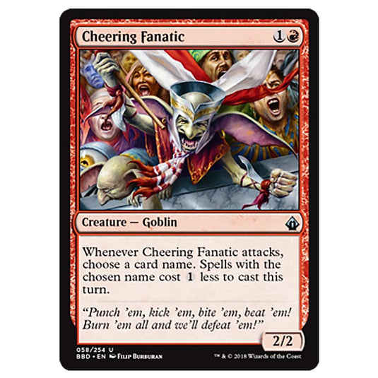 Magic The Gathering - Battlebond - Cheering Fanatic - 58/254