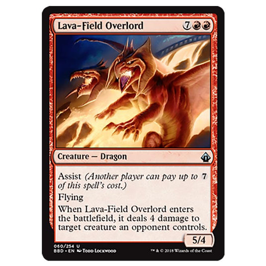 Magic The Gathering - Battlebond - Lava-Field Overlord - 60/254