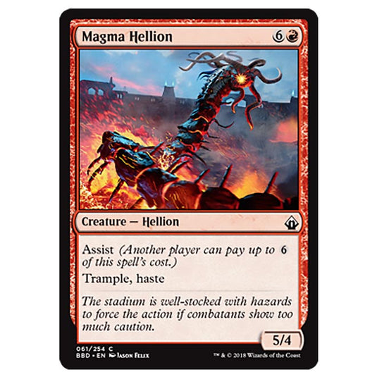 Magic The Gathering - Battlebond - Magma Hellion - 61/254