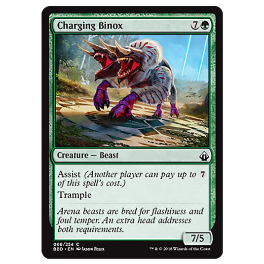 Magic The Gathering - Battlebond - Charging Binox - 66/254