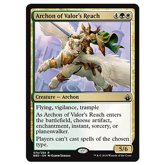 Magic The Gathering - Battlebond - Arcon of Valor’s Reach - 74/254