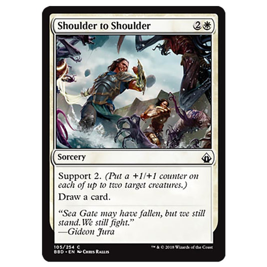 Magic The Gathering - Battlebond - Shoulder to Shoulder (Foil) - 105/254