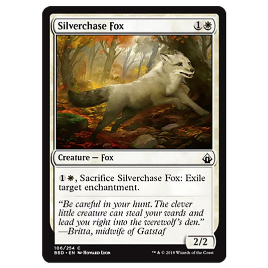 Magic The Gathering - Battlebond - Silverchase Fox - 106/254