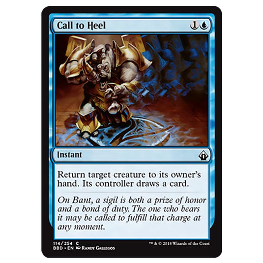 Magic The Gathering - Battlebond - Call to Heel - 114/254