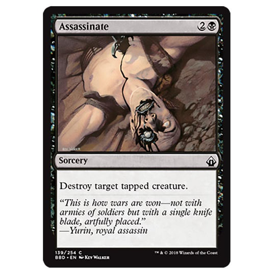 Magic The Gathering - Battlebond - Assassinate - 139/254