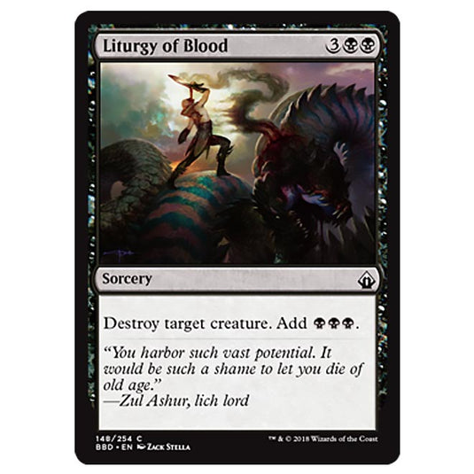 Magic The Gathering - Battlebond - Liturgy of Blood - 148/254