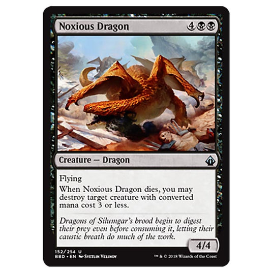 Magic The Gathering - Battlebond - Noxious Dragon - 152/254