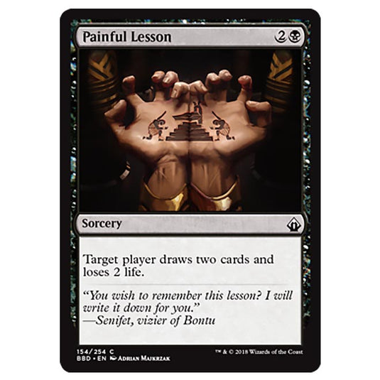 Magic The Gathering - Battlebond - Painful Lesson - 154/254