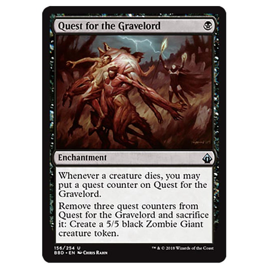 Magic The Gathering - Battlebond - Quest for the Gravelord - 156/254