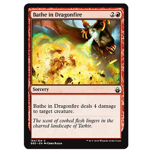 Magic The Gathering - Battlebond - Bathe in Dragonfire - 164/254