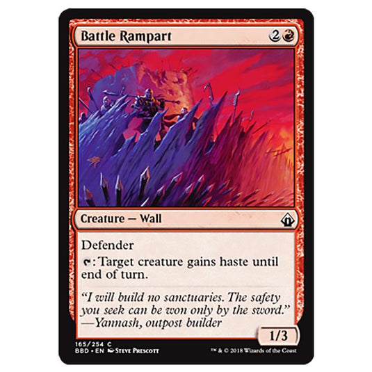 Magic The Gathering - Battlebond - Battle Rampart - 165/254