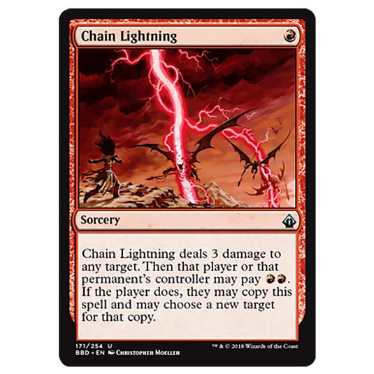 Magic The Gathering - Battlebond - Chain Lightning - 171/254