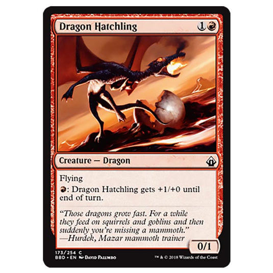 Magic The Gathering - Battlebond - Dragon Hatchling - 173/254