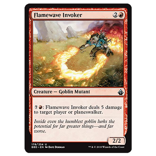 Magic The Gathering - Battlebond - Flamewave Invoker - 178/254