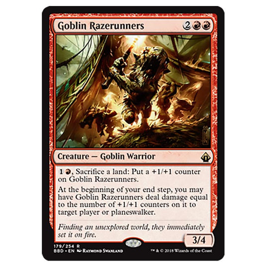 Magic The Gathering - Battlebond - Goblin Razerunners - 179/254