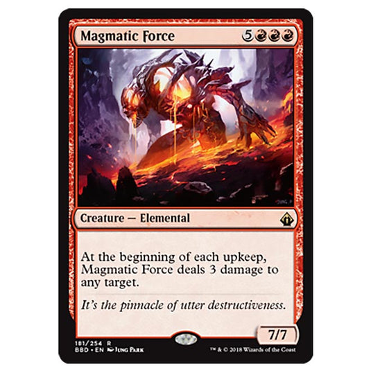 Magic The Gathering - Battlebond - Magmatic Force - 181/254