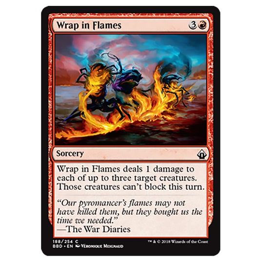 Magic The Gathering - Battlebond - Wrap in Flames - 188/254