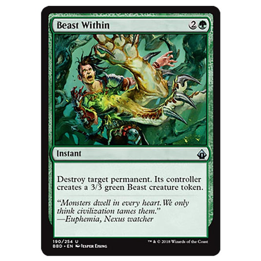 Magic The Gathering - Battlebond - Beast Within - 190/254