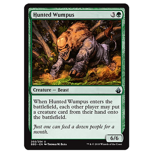 Magic The Gathering - Battlebond - Hunted Wumpus - 202/254 Magic The Gathering - Battlebond - Hunted Wumpus - 202/254