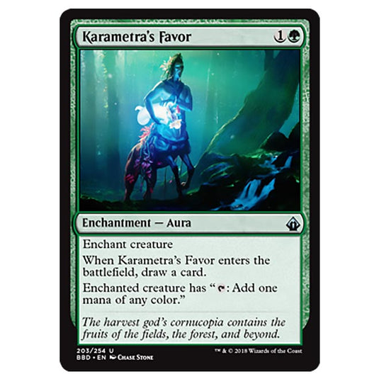 Magic The Gathering - Battlebond - Karametra’s Favor - 203/254