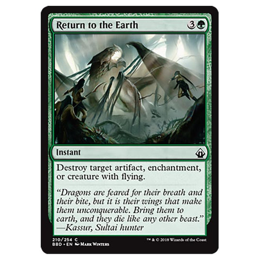 Magic The Gathering - Battlebond - Return to the Earth - 210/254