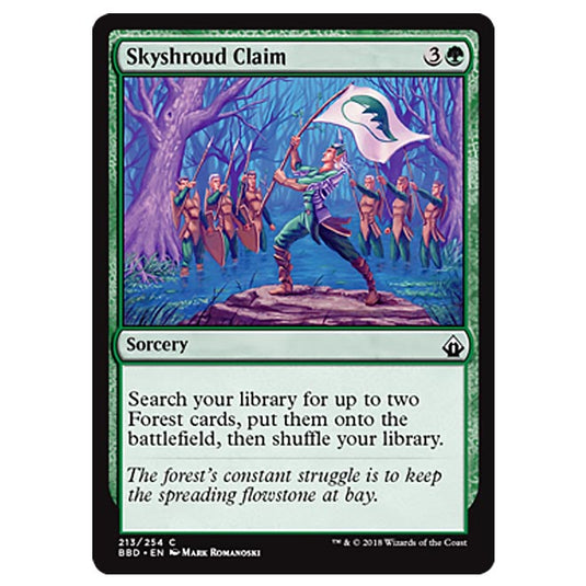 Magic The Gathering - Battlebond - Skyshroud Claim (Foil) - 213/254