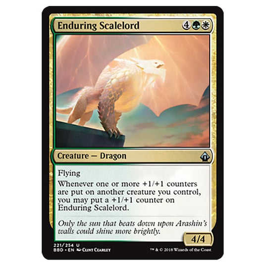 Magic The Gathering - Battlebond - Enduring Scalelord - 221/254