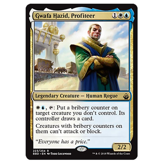 Magic The Gathering - Battlebond - Gwafa Hazid, Profiteer - 223/254