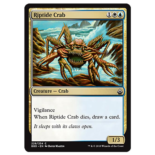 Magic The Gathering - Battlebond - Riptide Crab - 228/254