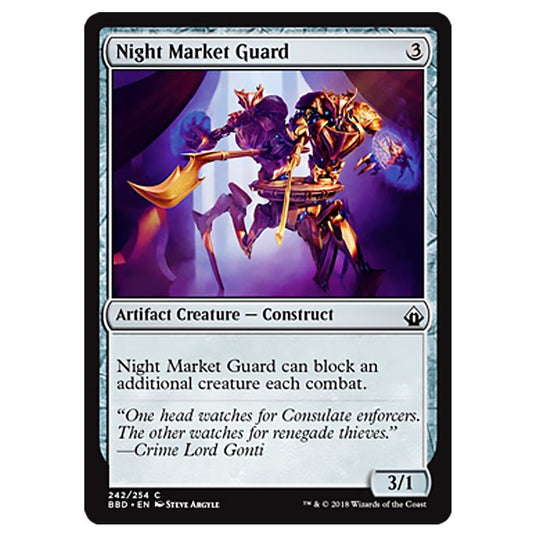 Magic The Gathering - Battlebond - Night Market Guard - 242/254