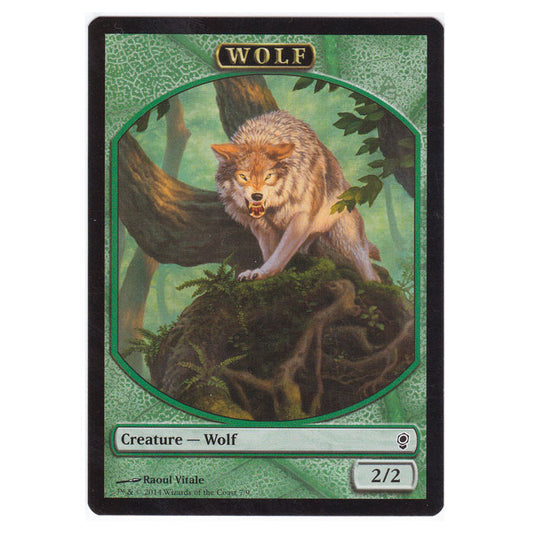 Magic the Gathering - Conspracy - Token Creature - Wolf 7/9