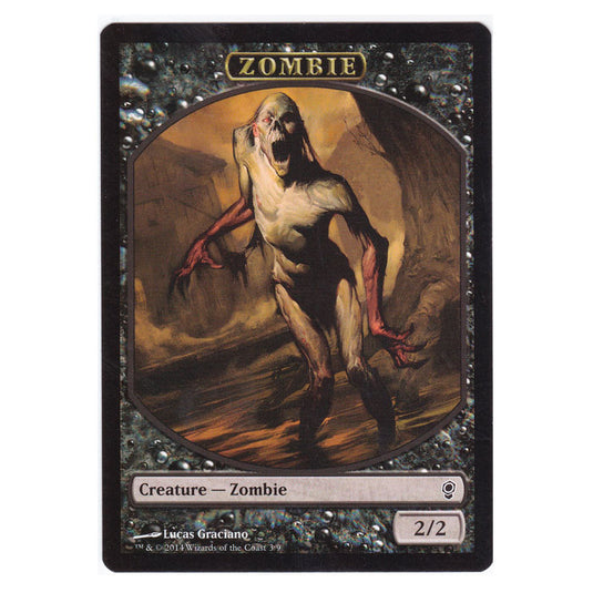 Magic the Gathering - Conspracy - Token Creature - Zombie 3/9