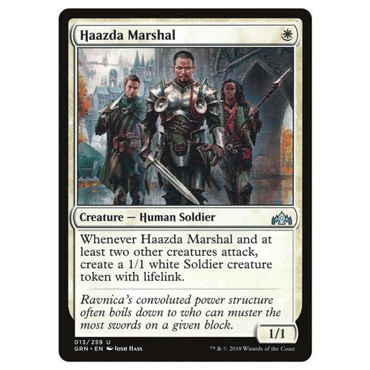Magic The Gathering - Guilds of Ravnica - Haazda Marshal - 13/259